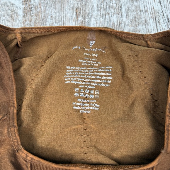 Free People Good Karma Bodysuit Sz XS/S - Picture 3 of 8